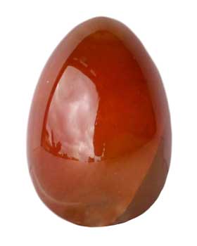 2" Carnelian egg 2" Carnelian egg